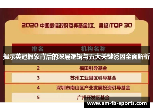 揭示英冠假象背后的深层逻辑与五大关键诱因全面解析