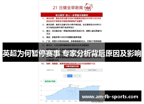 英超为何暂停赛事 专家分析背后原因及影响 英超为何暂停赛事 专家分析背后原因及影响